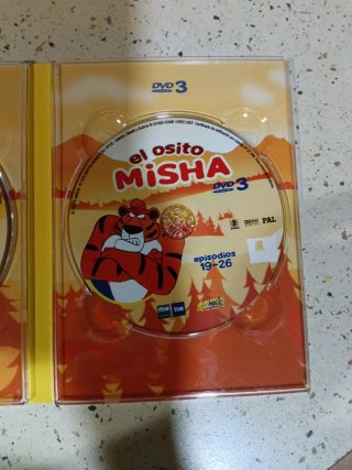 Lote 3 DVD El Osito Misha RTVE