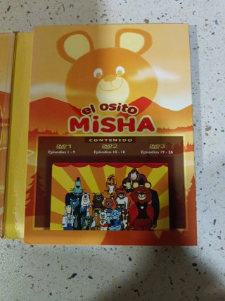 Lote 3 DVD El Osito Misha RTVE