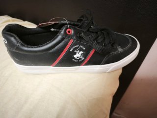 Zapatillas Polo Club Negras y Blancas