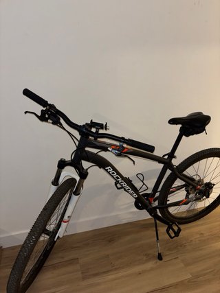 Bicicleta Rockrider ST120 gris/naranja