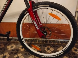 Bicicleta Specialized Hardrock Negra/Roja