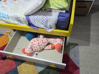 Cama infantil con cajones