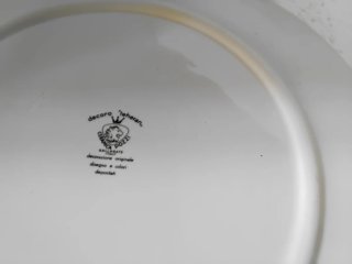 Piatto Teheran Ceramiche Franco Pozzi Vintage