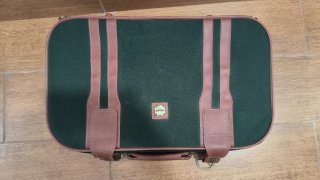 Maleta Vintage Marrón y Verde