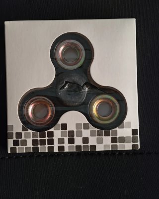 Spinner Amarillo con Rodamientos Metálicos