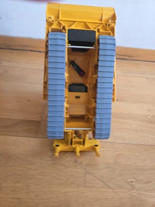 Excavadora Caterpillar Juguete Amarilla