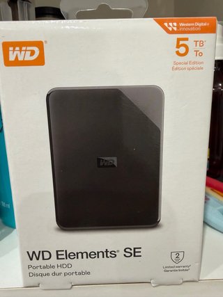 WD Elements SE 5TB HDD Portátil