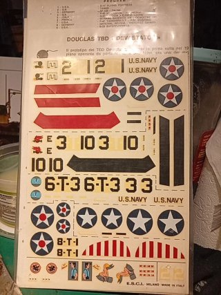 Calcas ESCI Douglas TBD Devastator 1/72