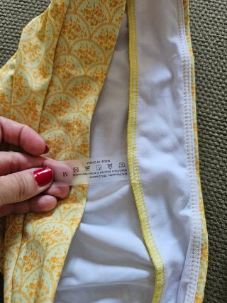 Bikini Shein Amarillo Talla M. Sin estrenar