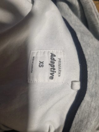 Sudadera Primark Active con capucha gris