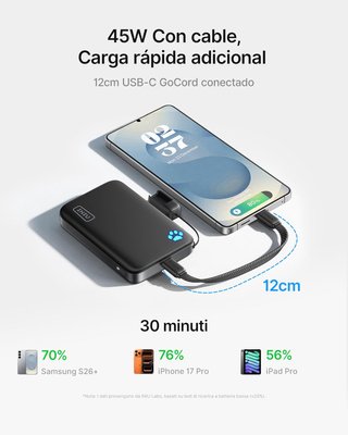 INIU PowerBank MagSafe 10000mAh Qi2.2 45W 5Colores