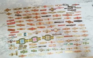 1.100 Vitolas Antiguas de Puros de varios países.
