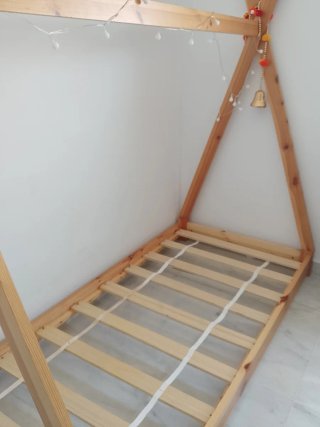 Cama Montessori Estilo Tipi Madera