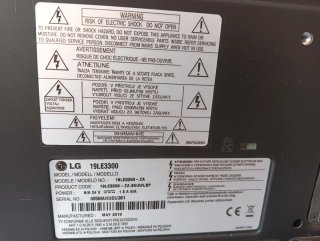 Televisor LG Negro