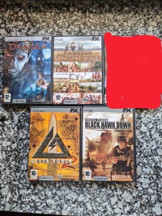 Lote 4 Juegos PC FX: Drácula, American Con