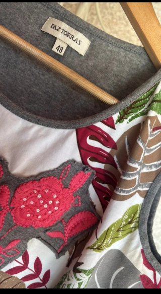 Camiseta Paz Torras Tropical Talla 48