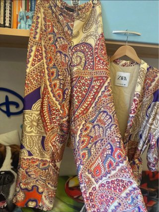 Kimono Zara estampado talla S