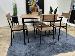 MESA CON 4 SILLAS