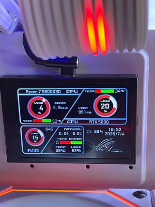 Panel LCD Personalizado PC gaming FPS