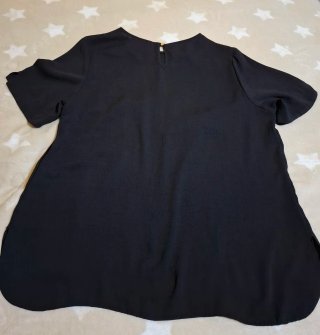 Camisa negra manga corta Primark