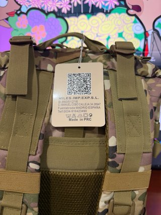 Mochila Táctica Militar 50L Camuflaje nueva