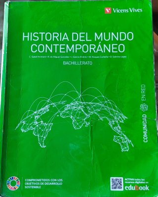 Historia del mundo contemporáneo 1 Bachillerato