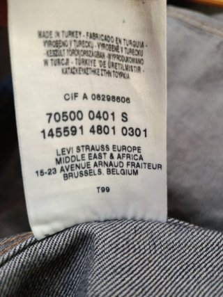 Chaqueta Levi's 70500-04 Talla S