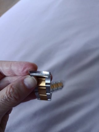 Eslabones Rolex Oro y Plata