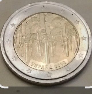 Moneda 2€ España 2010 centro histórico Córdoba