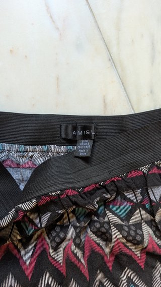 Falda corta Amisu multicolor T36
