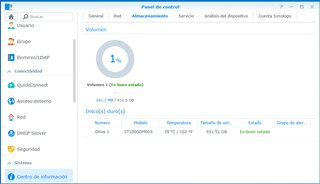 Synology DS112j NAS + Disco Duro 1TB