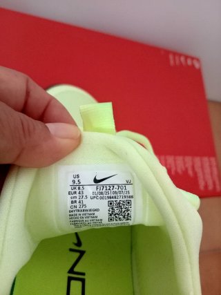 Zapatillas Nike Free Verde y Blanco