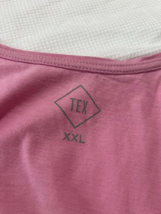 Camiseta tirantes rosa XXL