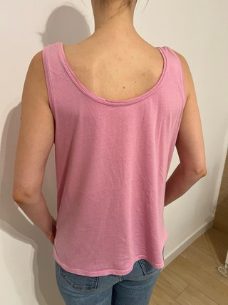 Camiseta tirantes rosa XXL