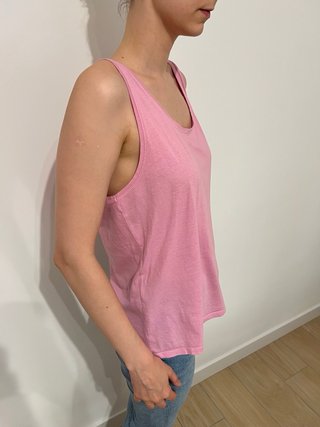 Camiseta tirantes rosa XXL
