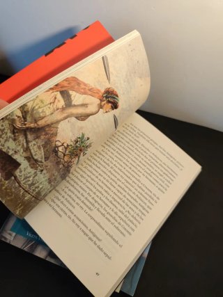 Libros escolares de lectura.