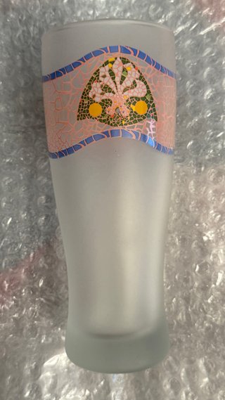 Vasos de vidrio estilo Gaudí Trencadís