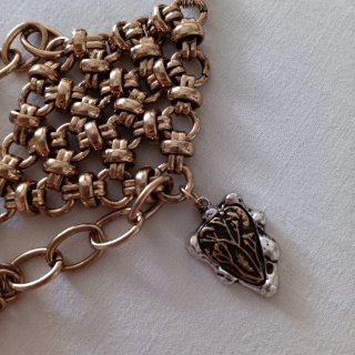 Collana Zara lunga metallo dorato e argento