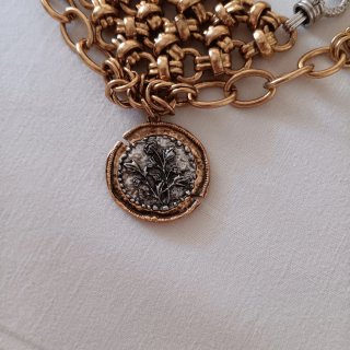 Collana Zara lunga metallo dorato e argento