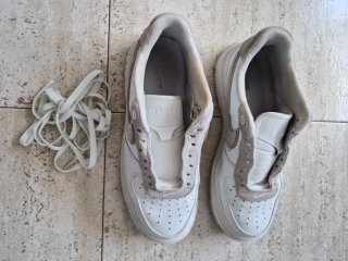 Zapatillas Nike Air Force 1 Beige/Blanco