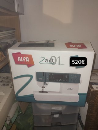 Máquina de coser Alfa Zart 01 sin usar