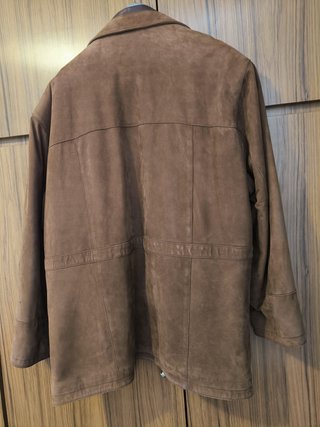 Chaqueta de cuero R. Valenti Marrón