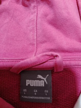 Sudadera Puma Rosa con Logo