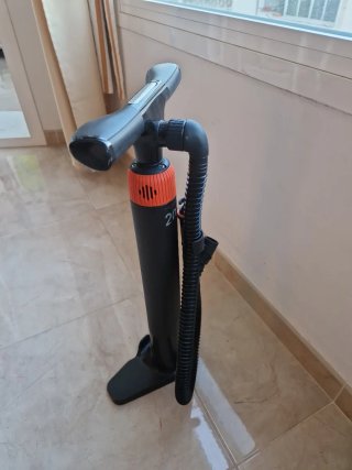 Pompa manuale doppio soffio per paddle surf e kayak di Decathlon