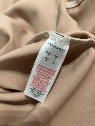 Gabardina Beige Talla 40 Primark
