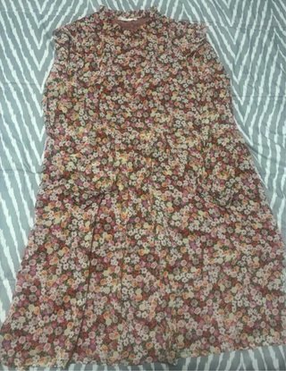 2 Vestidos Mango Talla XL Estampado Floral