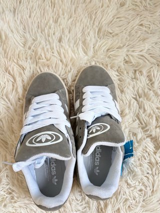 Tênis Adidas Campus Cinza e Branco