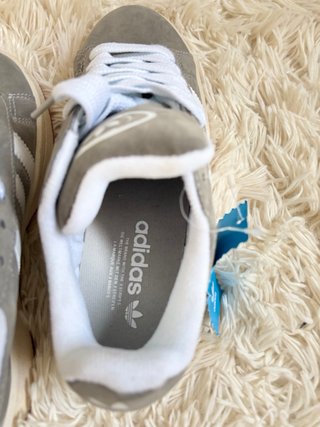 Tênis Adidas Campus Cinza e Branco