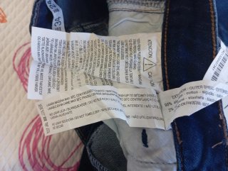Shorts vaqueros Lefties efecto desgastado talla 34