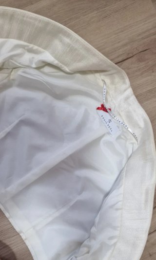 Bolero / Torera satén blanco Sonia Peña